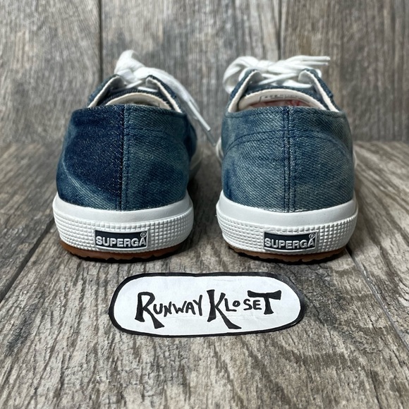 SUPERGA KIDS COTU CLASSIC COTTON CANVAS SNEAKERS Unisex Boys Girls Size 2.5 - Picture 5 of 12